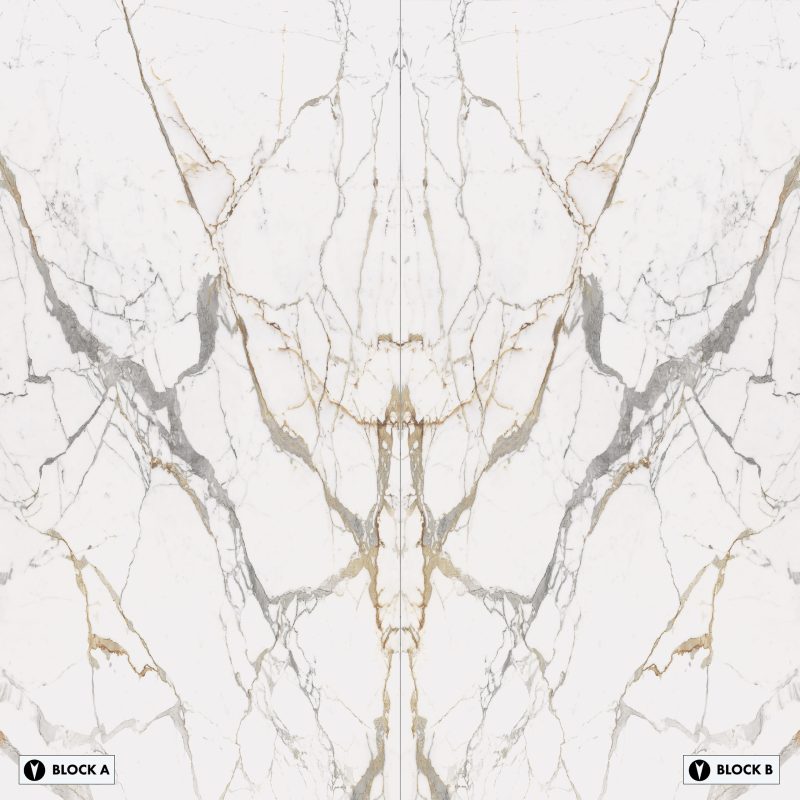 Bookmatch Bliss - Calacatta Dorato Bookmatched – Natural