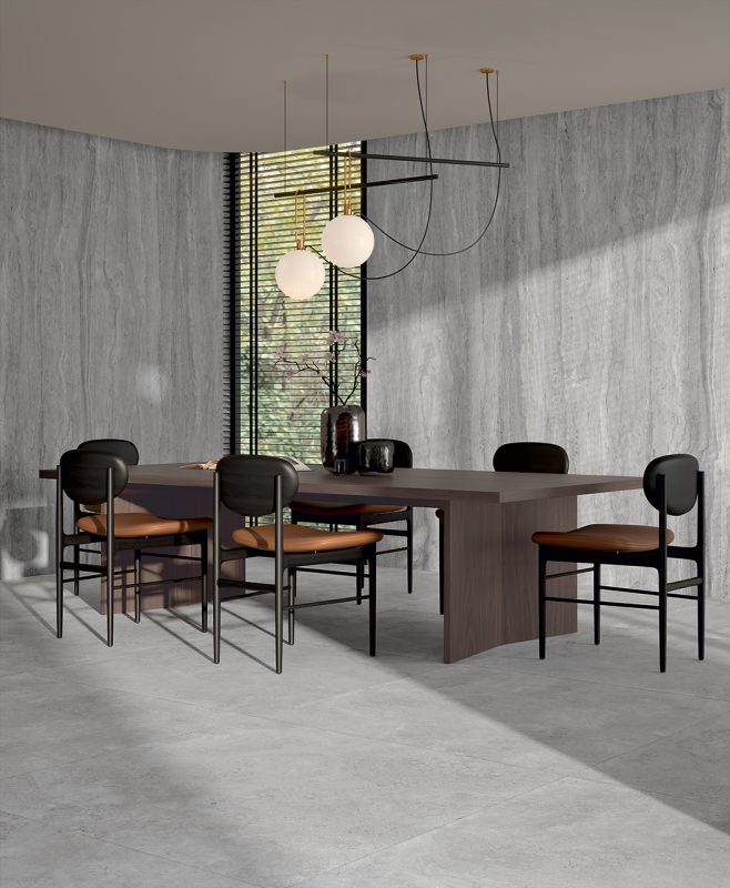 Travertine Sense – Platino Vein (wall) & Platino Cross (floor) 54967