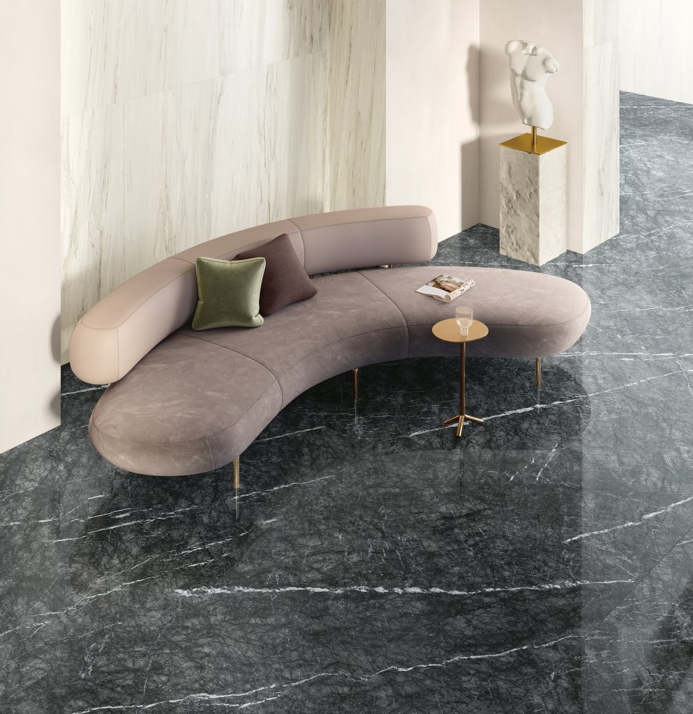 Introducing Majestic. A new marble-effect porcelain tile from Italy.