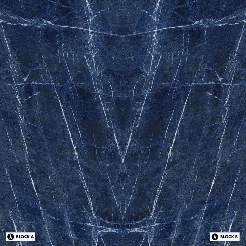 Lussoria - Lapis Blue Bookmatched – Polished