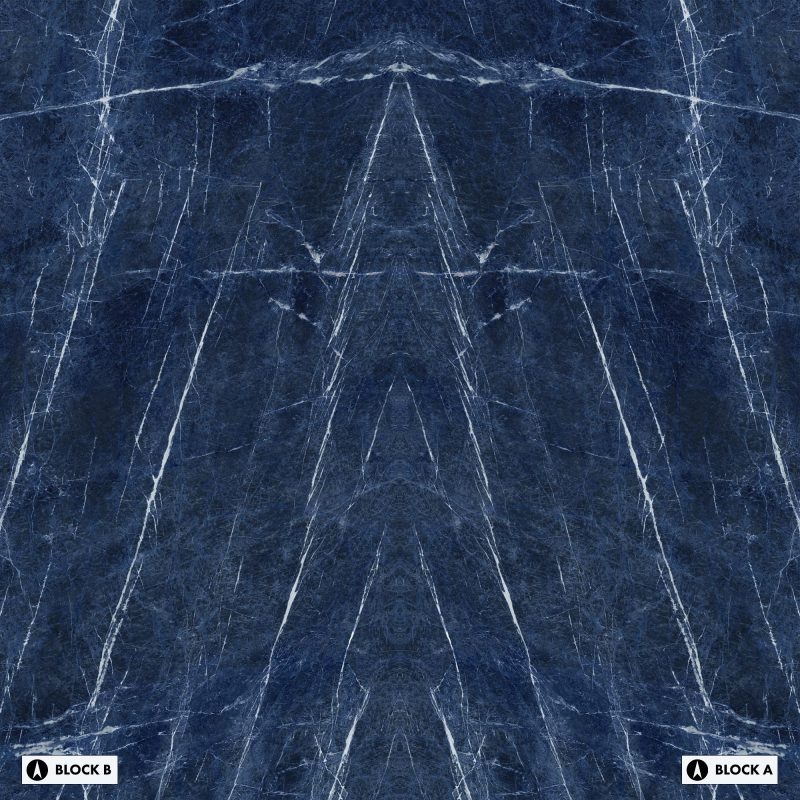 Lussoria - Lapis Blue Bookmatched – Polished