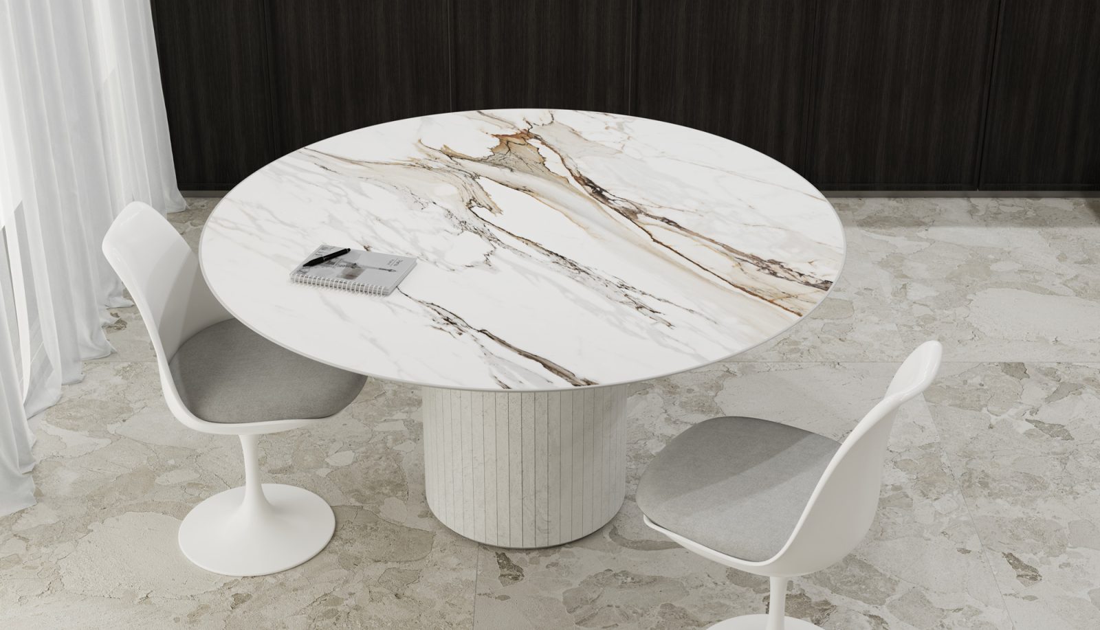 Macchia Vecchia & Travertino Minimal White