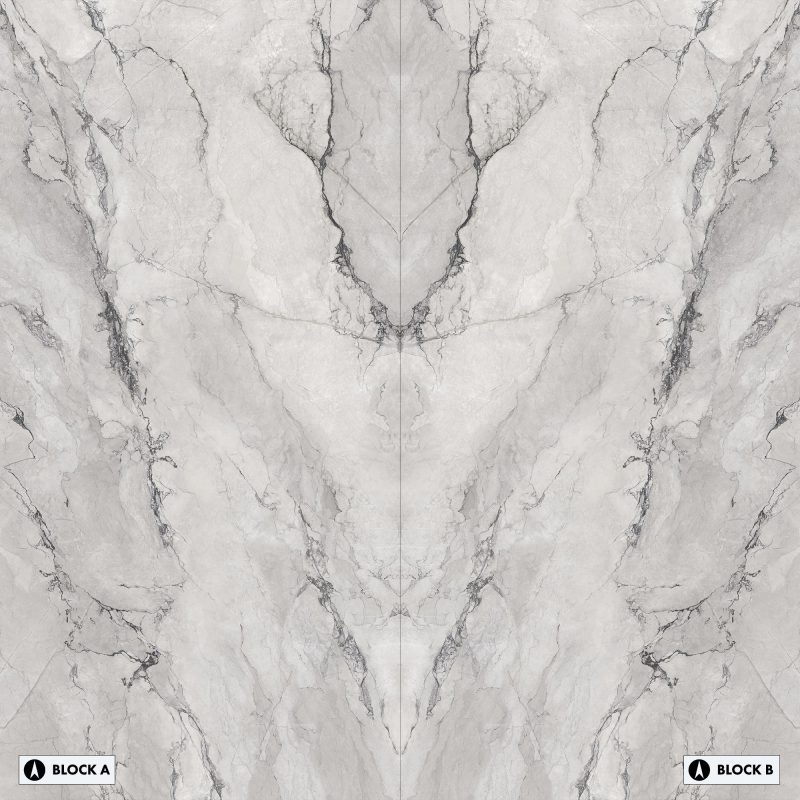 Bookmatch Bliss - Michelangelo Bianco Bookmatched – Silk