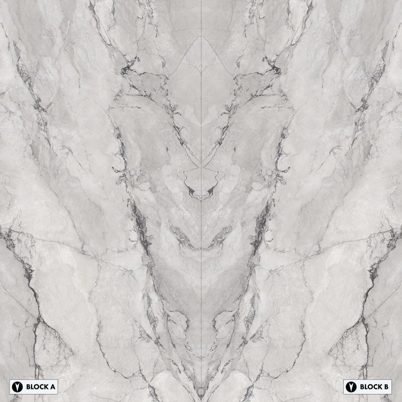 Bookmatch Bliss - Michelangelo Bianco Bookmatched – Silk