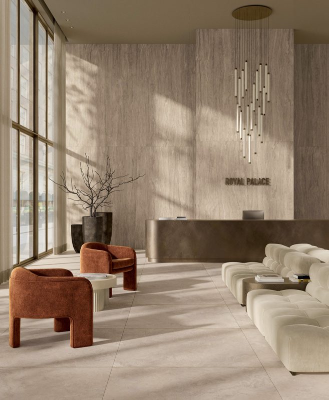 Travertine Sense – Santa Caterina Vein (wall) & Santa Caterina Cross (floor) 54971