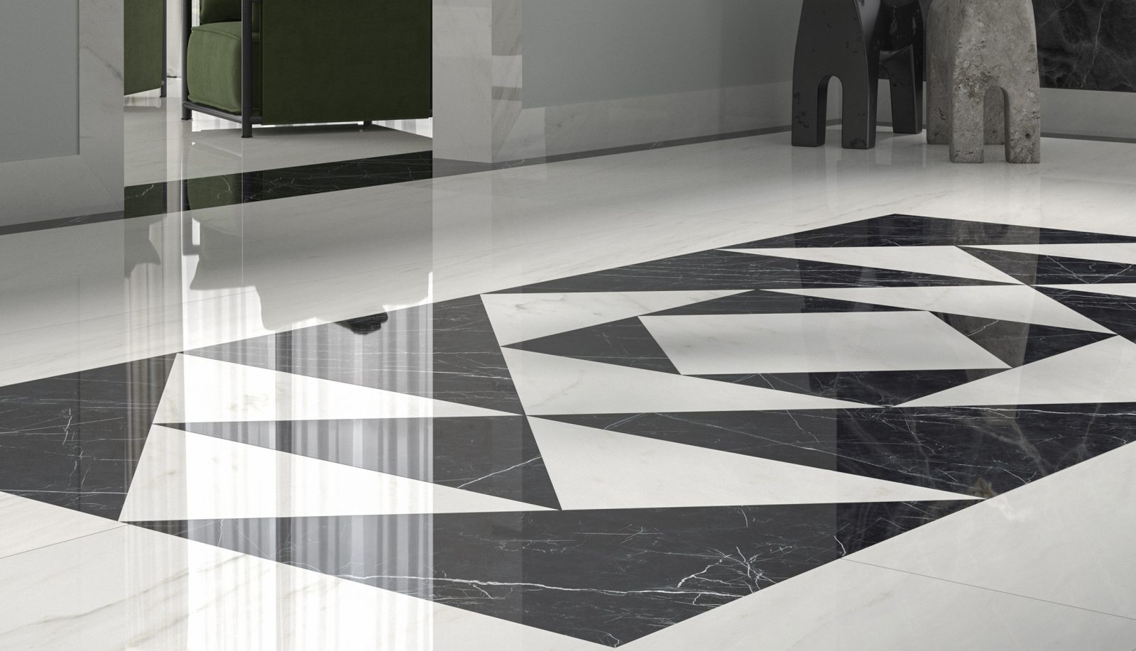 Nero Marquina & Bianco Elegante