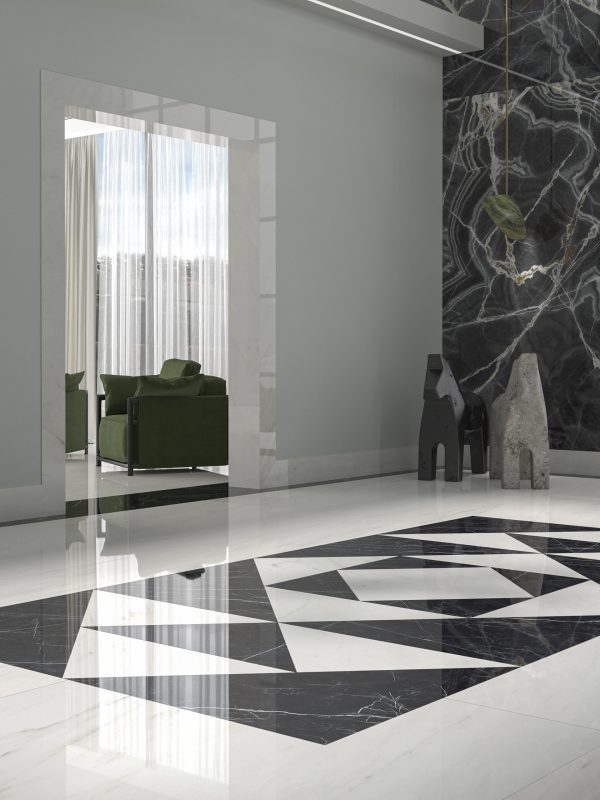 Grandi Marmi – Bianco Elegante & Nero Marquina 39251