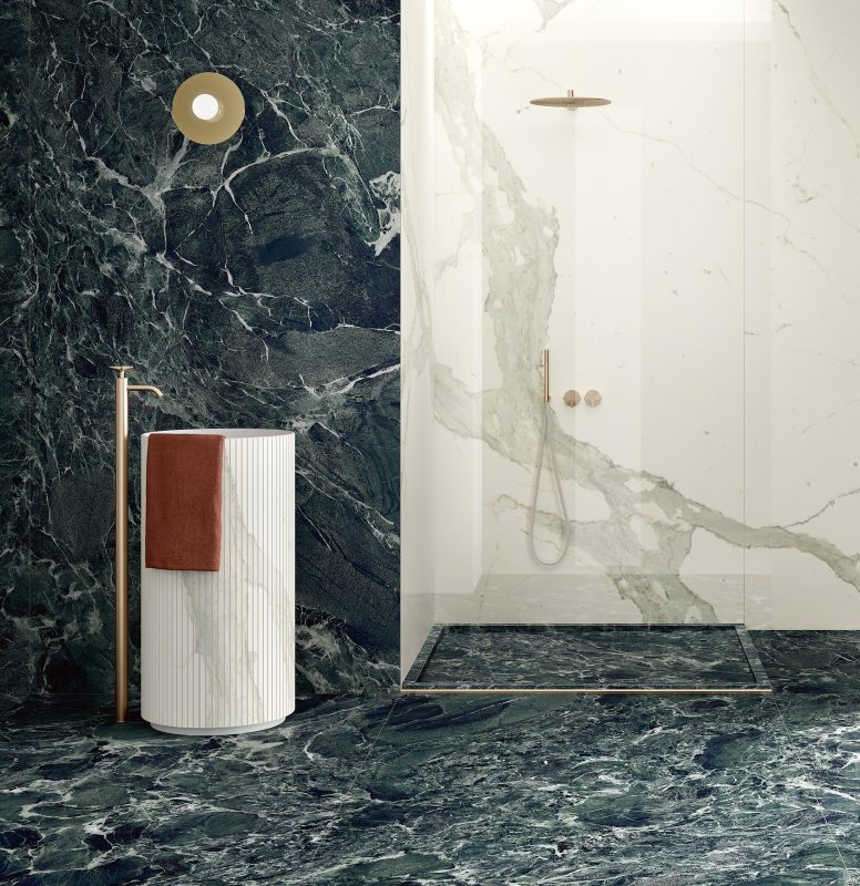 Stone Sense – Calacatta & Saint Denis Verde 25870