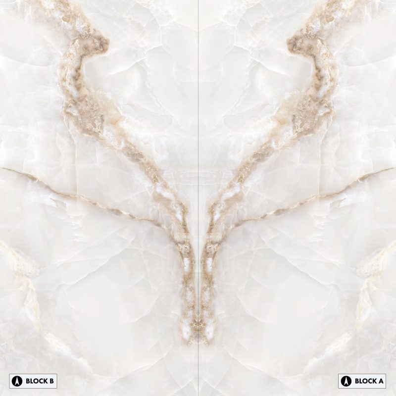 Bookmatch Bliss - Serene Onyx Bookmatch – Polished