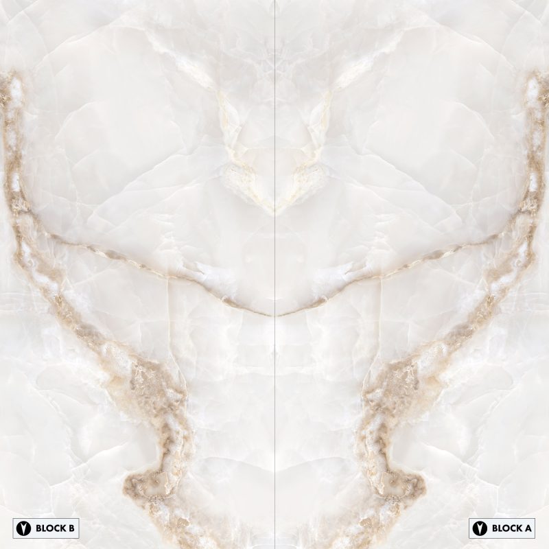 Bookmatch Bliss - Serene Onyx Bookmatch – Polished